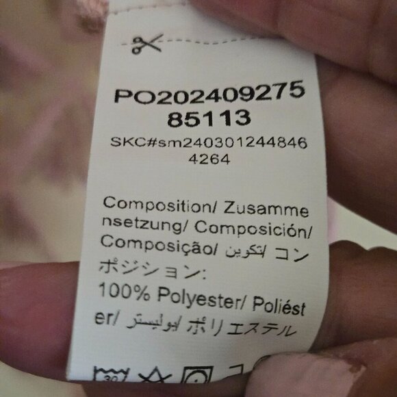 Pink Sequined Fringe Sheer Short Sleeve Party Festival Unisex Snap Shirt Size XL - Picture 11 of 11